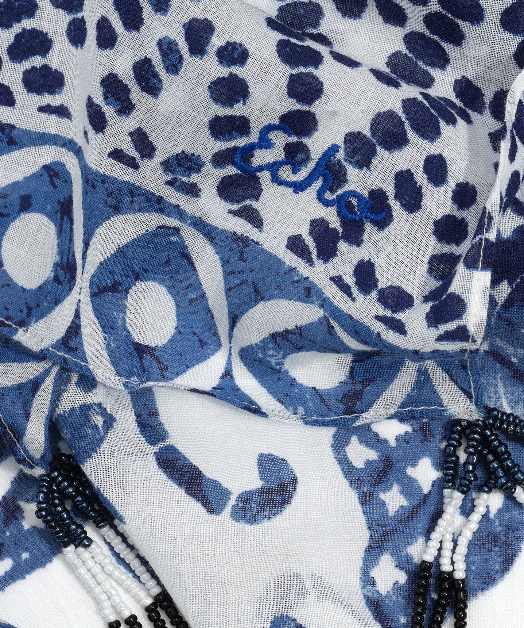 Patched Batik Wrap