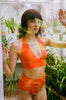 ALLI Halter Swim Top - Tangerine