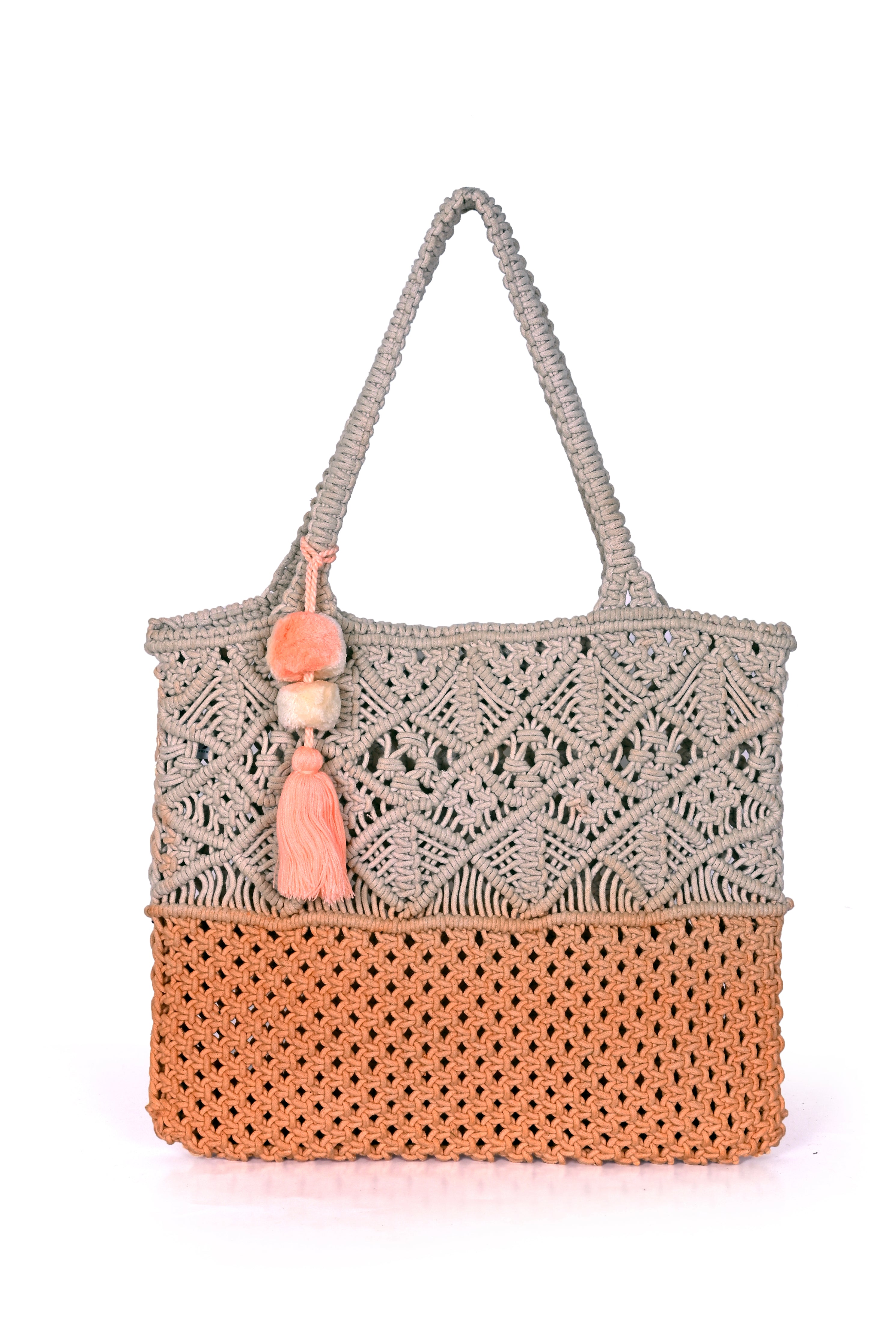 Ombre Macrame Tote