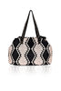 Beluga Aztec Tribal Tote