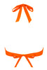 ALLI Halter Swim Top - Tangerine