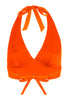 ALLI Halter Swim Top - Tangerine