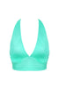 ALLI Halter Swim Top in Aqua Sea
