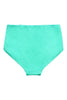 MAX High Waisted Bikini Bottom in Aqua Sea