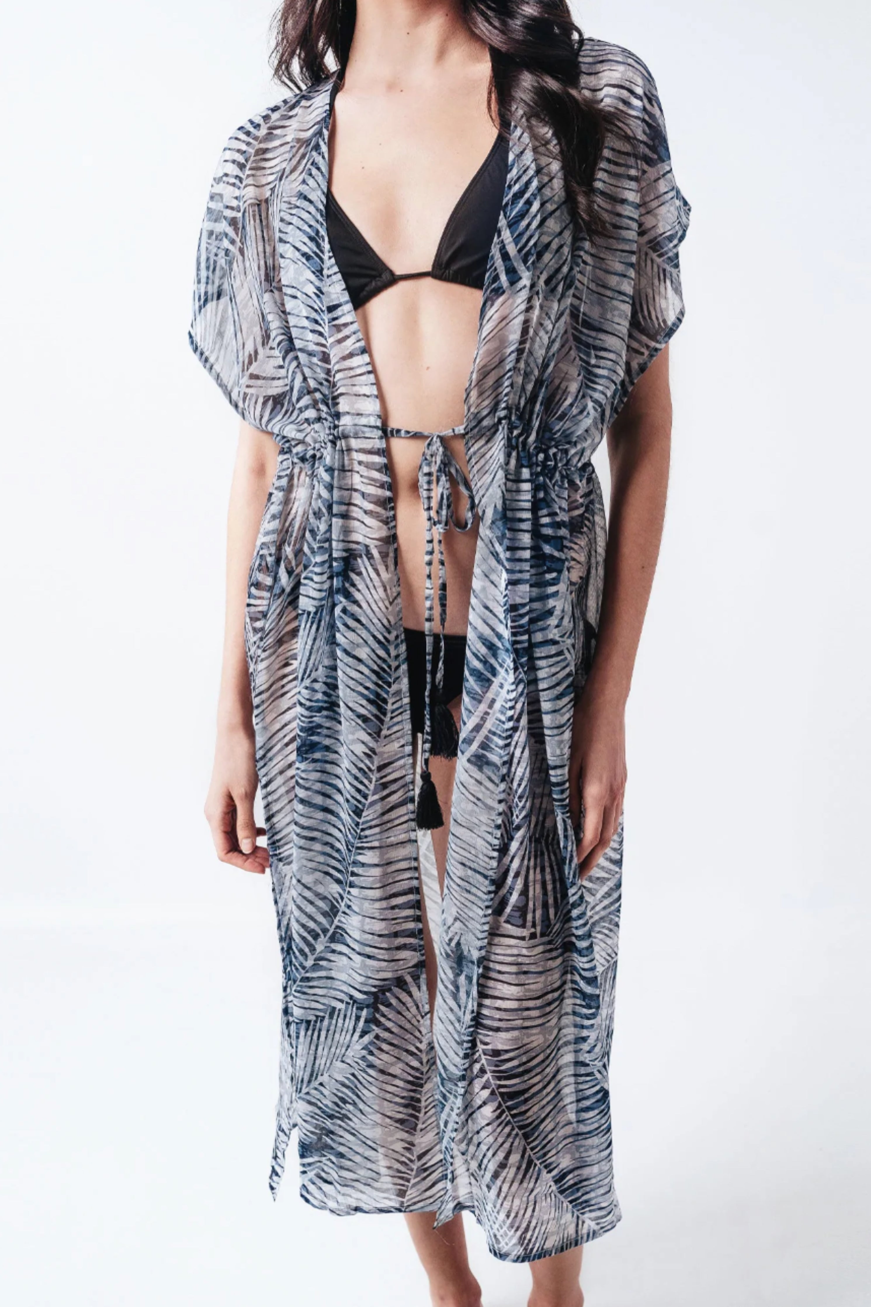 Jungle Camo Longline Beach Robe