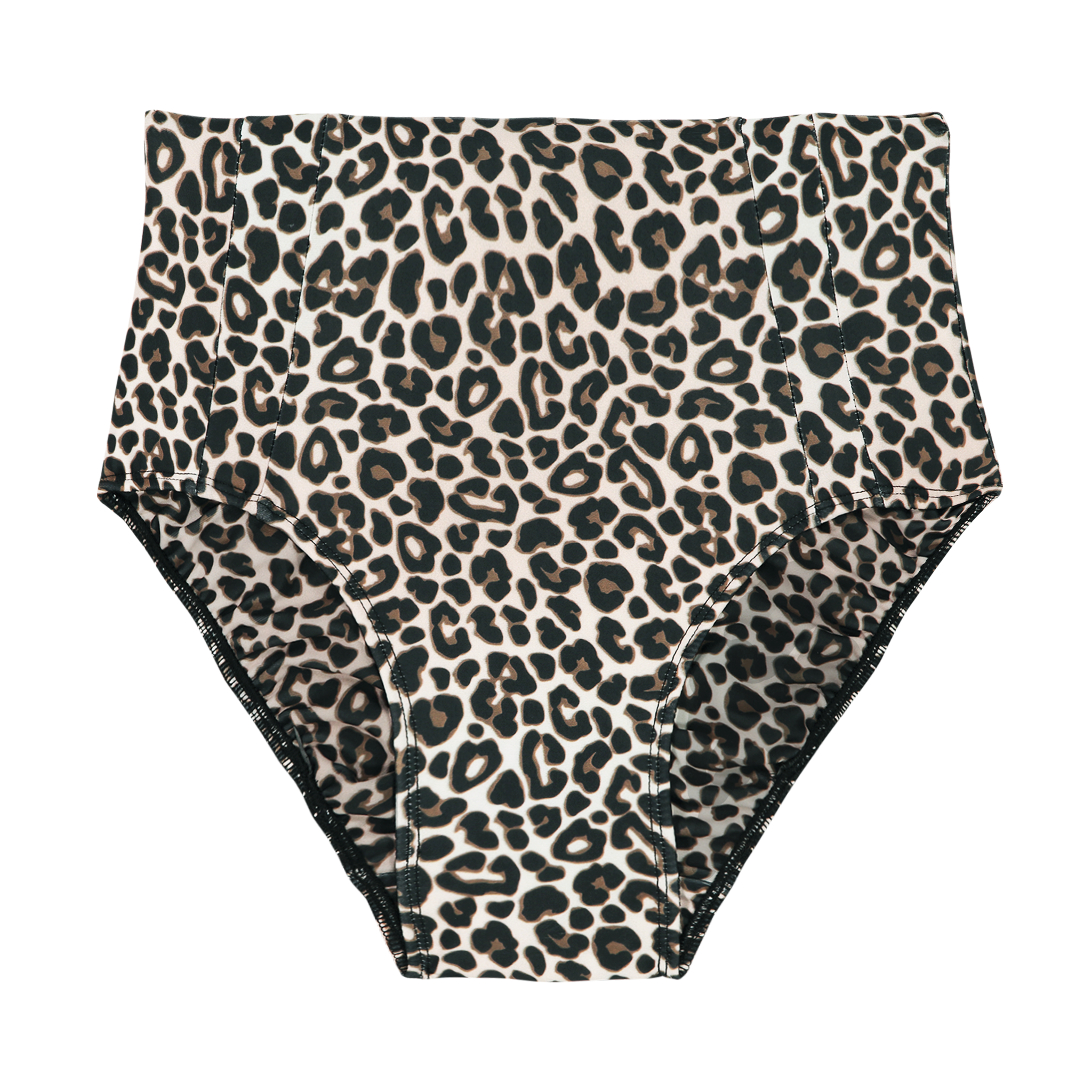 MAX High Waisted Bikini Bottom - Leopard Print