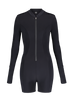 KAREN Long Sleeve Spring Suit in Black