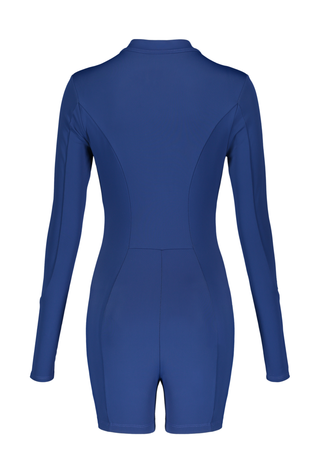 KAREN Long Sleeve Spring Suit in Deep Sea Blue