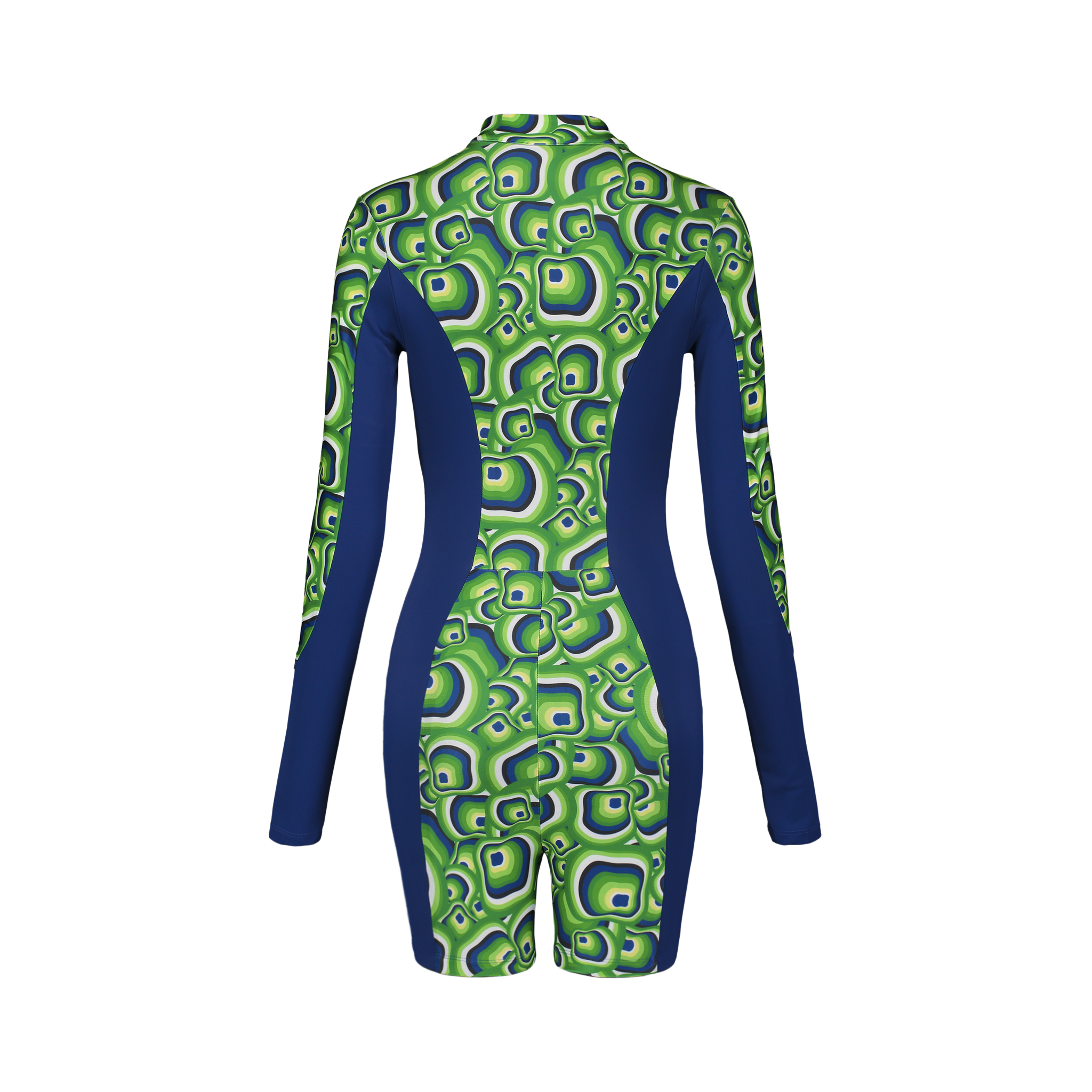 KAREN Long Sleeve Spring Suit - Retro Print Combo