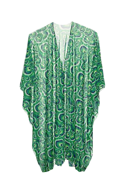 LUCY Beach Cover Up in Retro Print